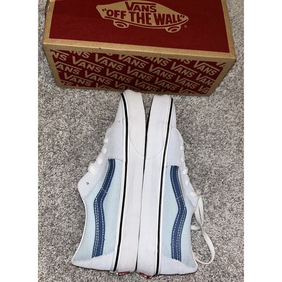 VANS SK8-LOW (UTILITY POP) Light BLUE/WHITE Size 5.0 Men’s 6.5 Women’s - Picture 10 of 13